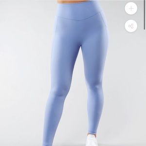 Buffbunny Rainwater Blue Rosa Pocket Leggings Size Medium